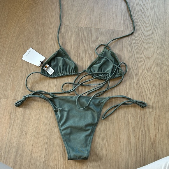 NWT Tropic Of C Praia Bikini Set in Serpentine M - Picture 8 of 8